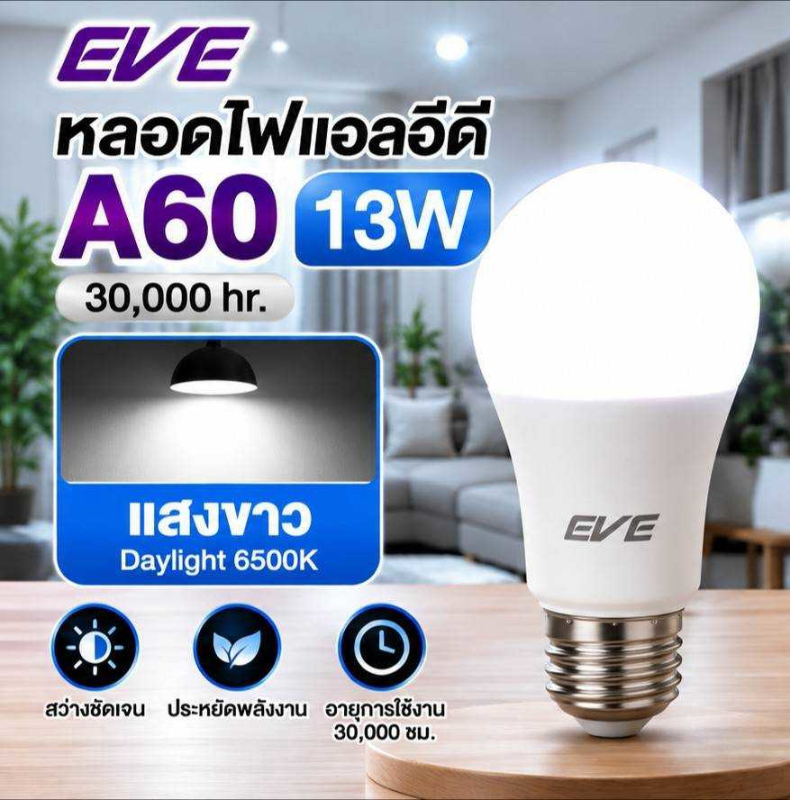 13W แสงขาว