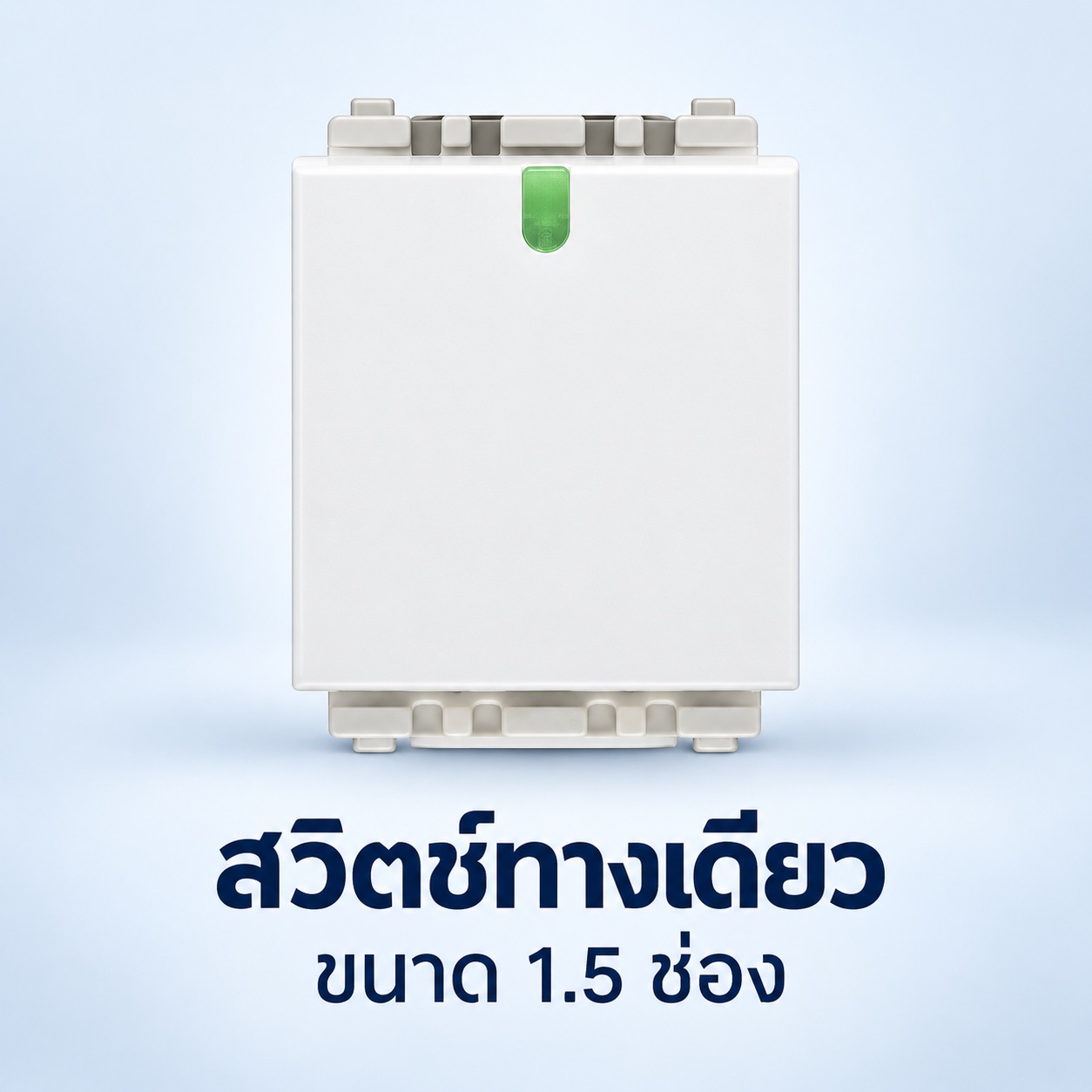 สวิตซ์ทางเดียว 1.5 ช่อง