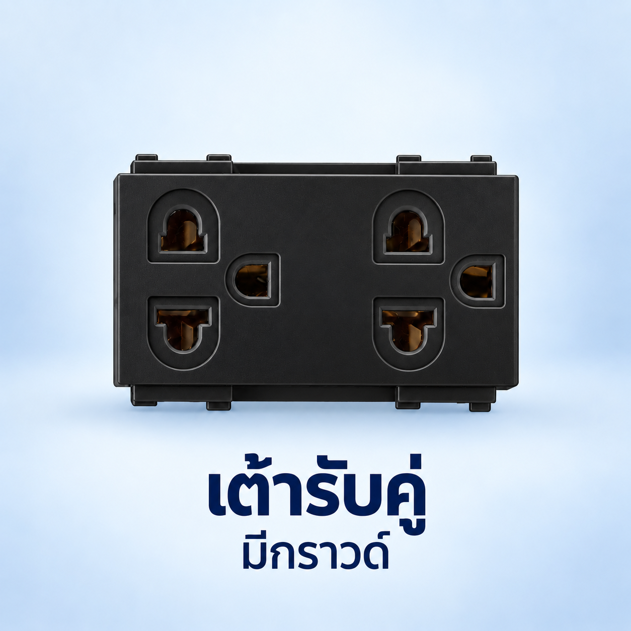 เต้ารับคู่ 3 ช่อง