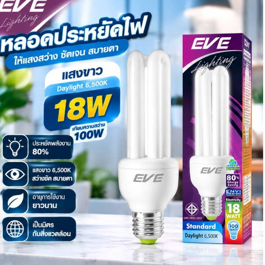 18W แสงขาว