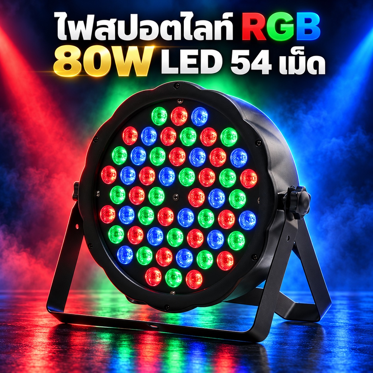 80W LED54 เม็ด